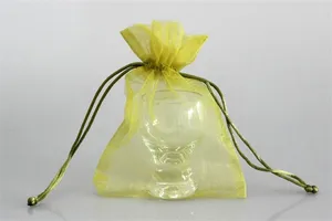 Dárkový textilní měšec 12x17 cm oliva